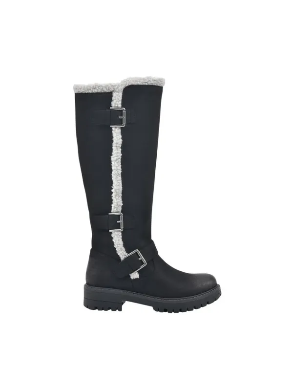 NWT Cliffs By White Mountain Merritt Tall Shaft Boot Black / Fabric 8.5M - Image 2