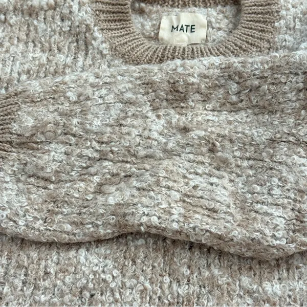 MATE the Label Alpaca Teddy Crew Neck Sweater Womens - Image 6