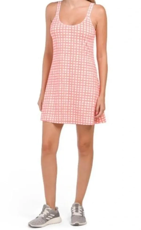 Cabana Life Exercise dress tennis pickleball gingham embroidered shorts skort - Image 9