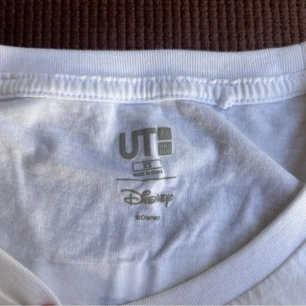 White Mickey Mouse Shirt “Eat an Apple” - Image 3
