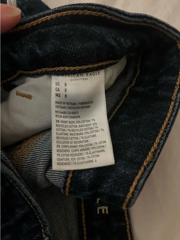 American Eagle Distressed Shorts Stretch High-Rise - Image 3