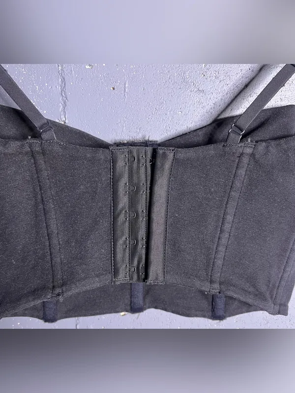 SKIMS Outdoor Bustier in Color: Ash Gray. Size XSMALL - Image 5