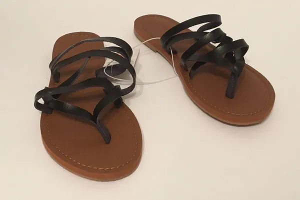 Black Sandals, Size 9 1/2 - Image 4