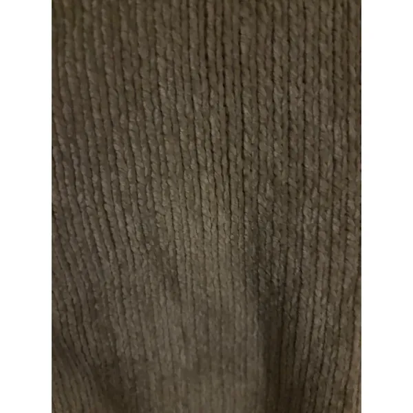 Spice‎ It Up Vintage Tan Ribbed Zip Up Cardigan Sweater Small Acrylic Knit Taupe - Image 2