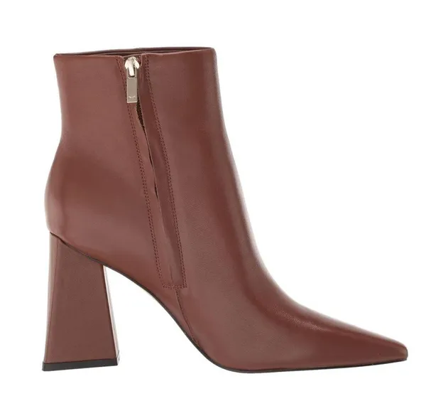 Marc Fisher Kulika Leather Pointed Toe Boots, Med Natural, Size 10 New w/o Box - Image 4