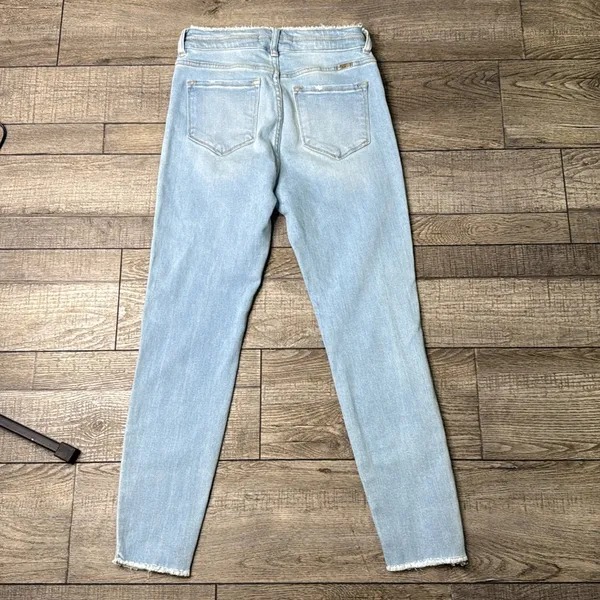 KanCan Light Wash Distressed Ankle Jeans Blue Size undefined - Image 2
