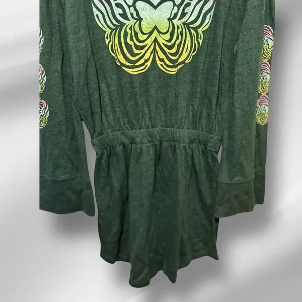 Chaser Green Mini Dress with Butterfly nwot - Image 3