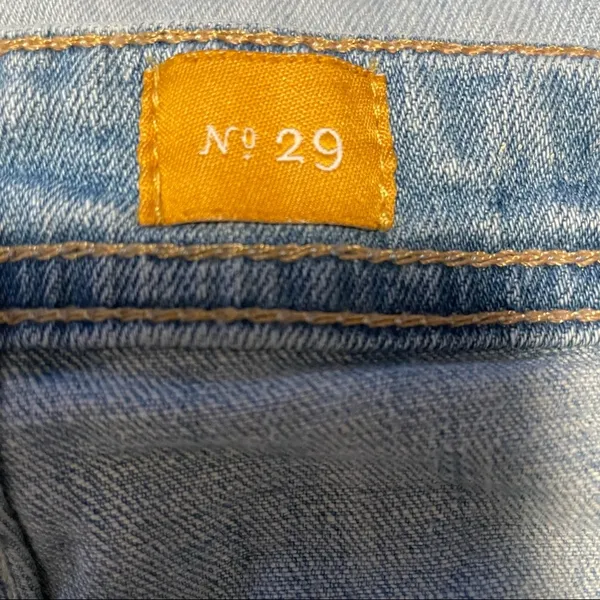 Pilcro And the Letterpress Jean Shorts Distressed Size 29 ‎ Blue Anthropologie - Image 9