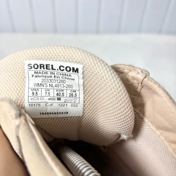 Sorel Out N About Wedge Bootie Boots Beige NL4913-260‎ Waterproof Size 9.5 - Image 7