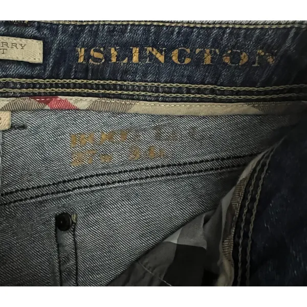 Burberry Brit Islington Bootcut Jeans Womens 27 Dark Wash Stretch Designer Denim - Image 6