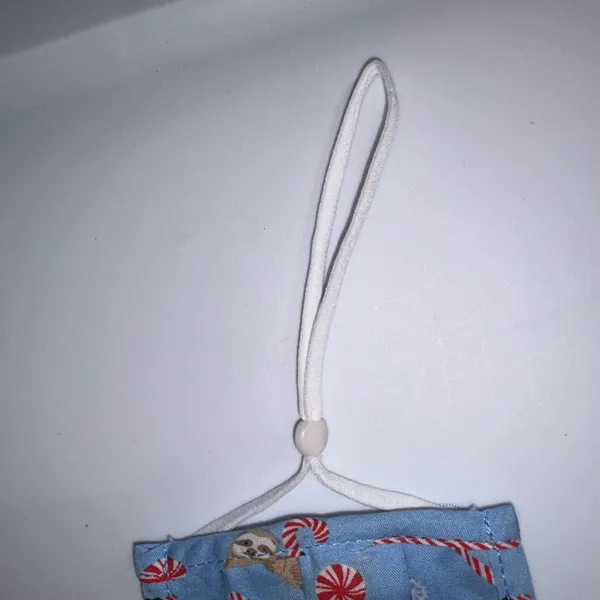 Old Navy NWOT Blue Peppermint Sloth Face Mask - Image 4