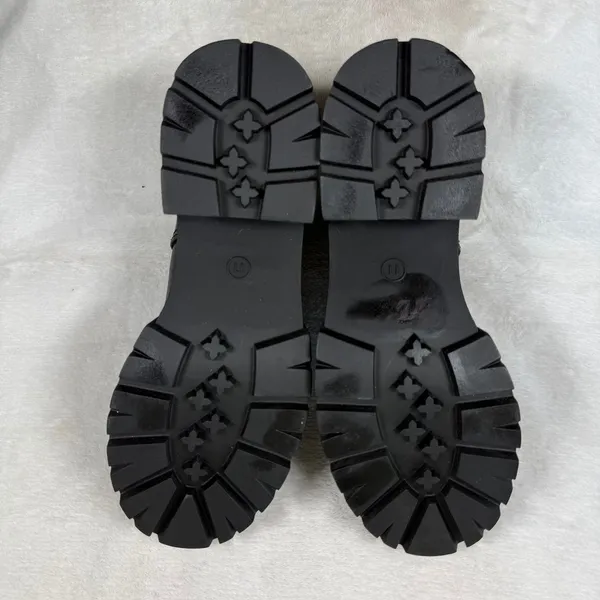 Madden Girl Tulsa Black T-Strap Platform Mary Jane Lug Sole Shoes Womens 11M - Image 11