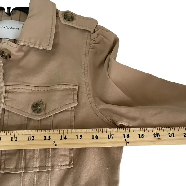 Gibson Latimer Size Small‎ Button Up Tan Jacket - Image 7