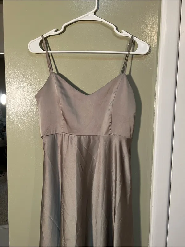 Show Me Your Mumu Women's Size Small Faith Maxi Dress Moss Green‎ Luxe Satin - Image 7