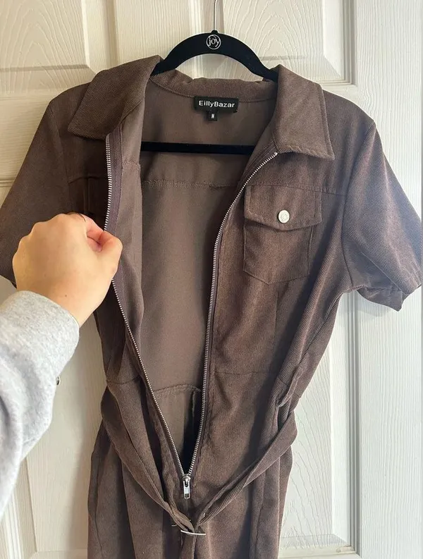 Brown Romper Size M - Image 3