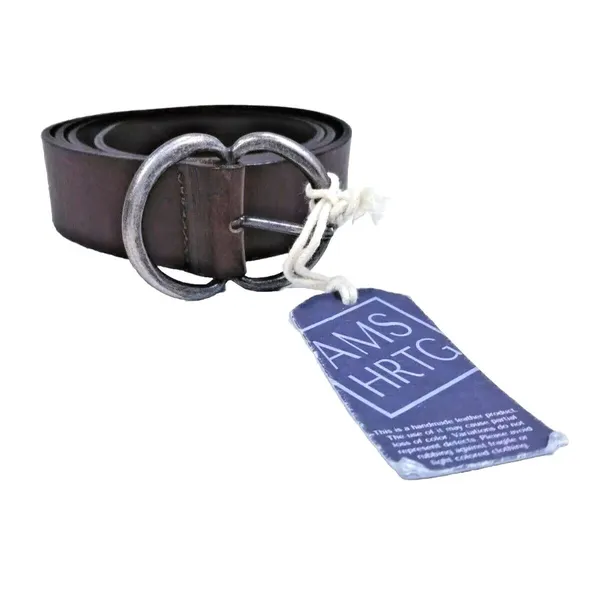 NWT Amsterdam Heritage Vicky Brown Leather Belt NEW- Sz 85 (33.4) INCHES - Image 6