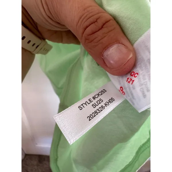 NWT J.Crew mint green 3/4 sleeve Feather jersey size medium - Image 6