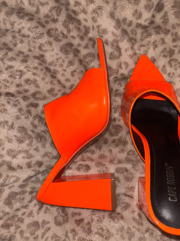 Cape Robbin Orange Mules - Image 4