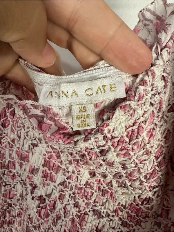 Anne Cate Willow Floral Cotton Midi Dress Women’s Sz Xs - Image 6