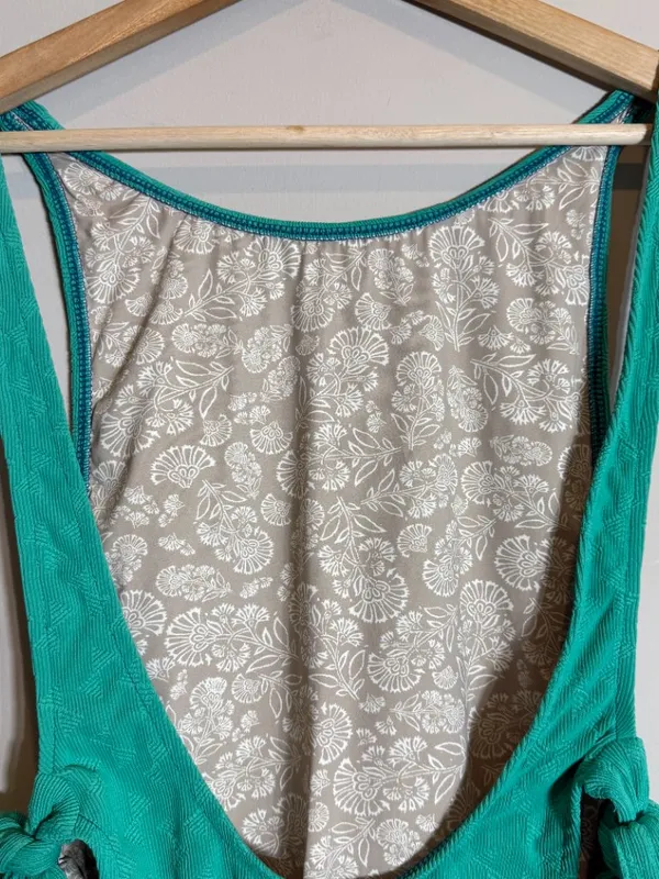 Free People free-est Pamela One Piece Swimsuit Women's Medium Mermaid Green NWT - Image 12