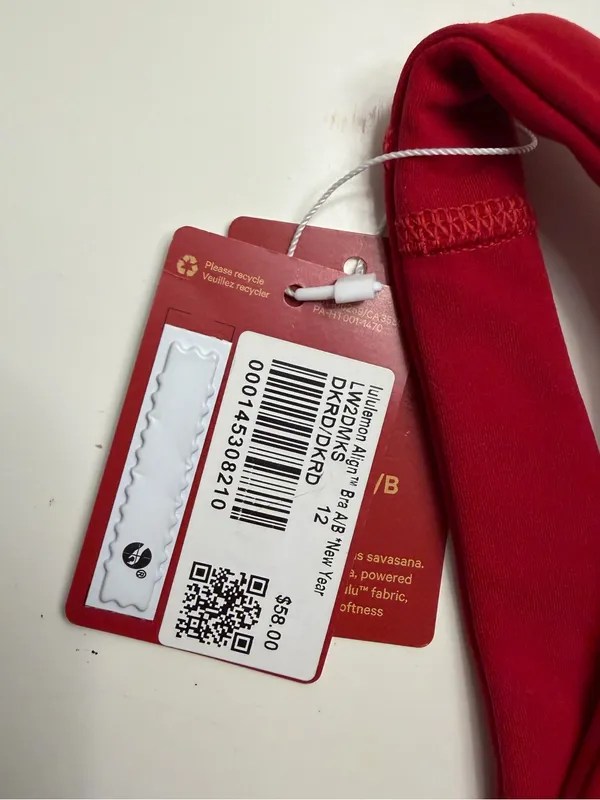 Lululemon Align Bra Dark Red - Image 3