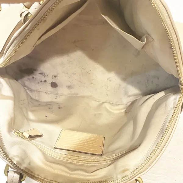 COACH F25671‎ B4/Sand Peyton Cora Dome Satchel FLAWED Shoulderbag - Image 6