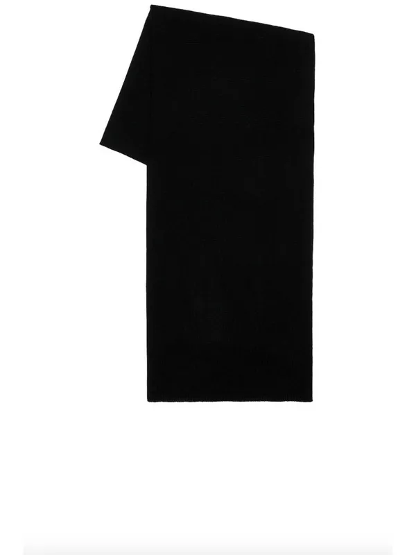 Helsa Briella Cashmere Knit Scarf Black One Size - Image 2