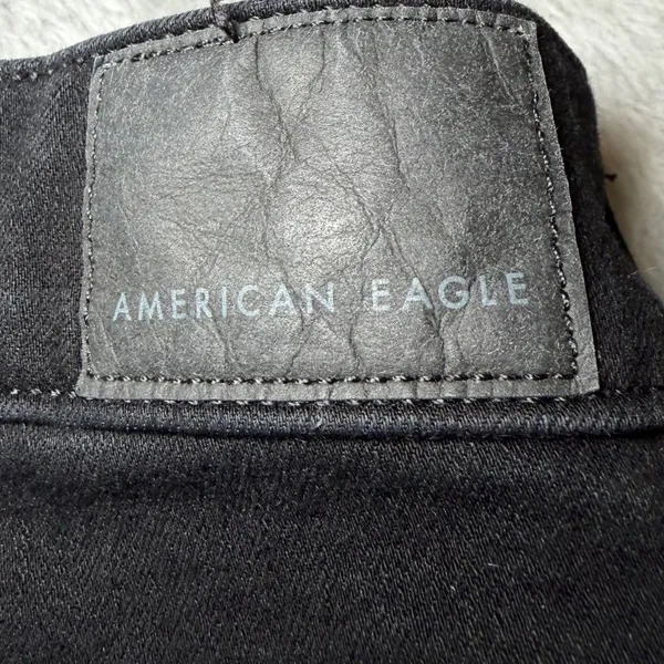 American Eagle Womens Size 12 Long The Dream Jean Black High Rise Jegging Skinny - Image 12
