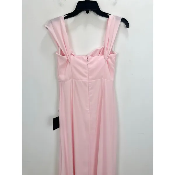 Lulus Magical Magnetism Light Pink Off The Shoulder Maxi Dress Formal Small NWT - Image 8