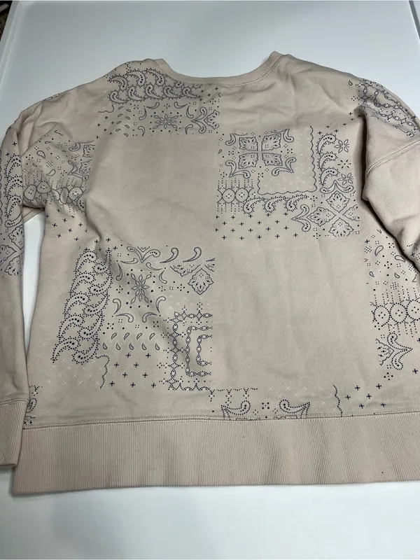 Fabletics Light Beige Crewneck Sweatshirt small - Image 10