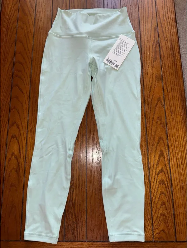 Lululemon Align High-Rise 25” Delicate Mint Size 6 NWT - Image 3