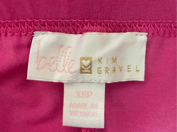 Belle‎ by Kim Gravel Tropical Floral Print Mini Skirt - Pink & Teal XS - Image 3