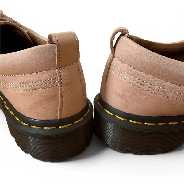 Dr Martens Lowell Buttersoft Leather Moc Toe Shoes Powder Pink Coquette Sz 8 - Image 9
