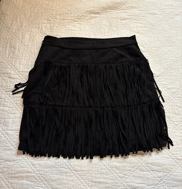 Francesca's Western Fringe skirt - Image 4