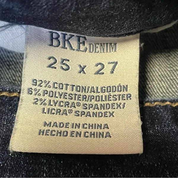 BKE Buckle Billie Slim Fit High Rise Ankle Skinny Jeans Womens 25x27 Distressed - Image 10