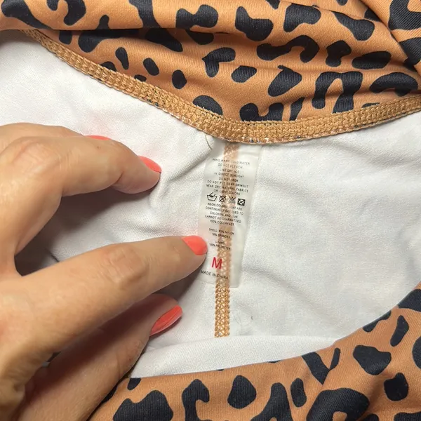 Unbranded Women’s Leopard Print Mid Rise Leggings‎ Size Medium - Image 7