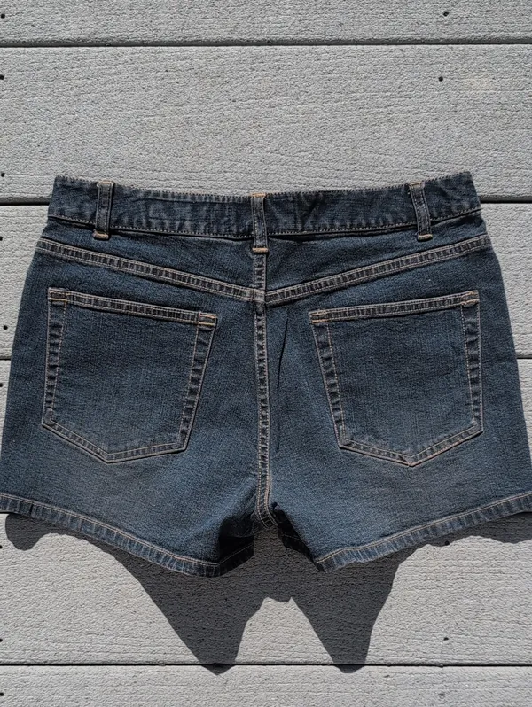 Old Navy Y2K Stretch Jean Shorts | Women's Y2K Old Navy Stretch Denim Shorts - Image 7