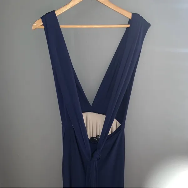 Lulu's Blue wrap Maxi Dress - Image 11