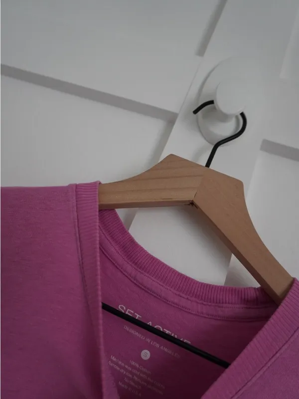 Set Active Pink Short Sleeve Tee - Image 2