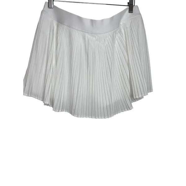 Lululemon High-Rise Varsity Pleated Tennis Skirt White Size 14 NWT - Image 3
