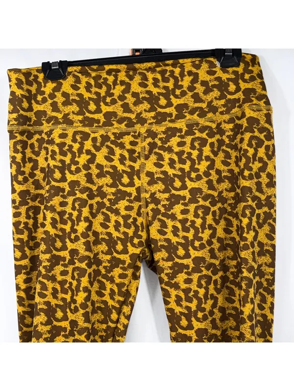 Leopard Print High Rise Leggings L/XL - Image 2