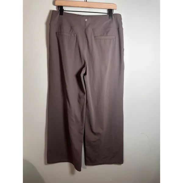 G4Free EverGoing Loose High-Waist Wide Leg Trousers‎ Taupe Technical Stretch XL - Image 7