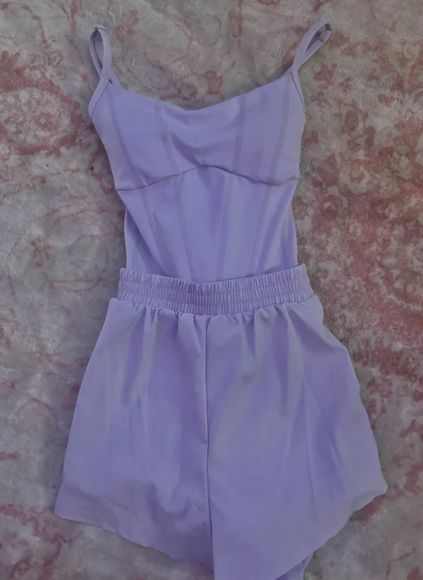 Purple Athletic Romper - Image 2