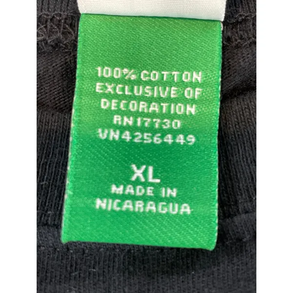Ireland Celtic Shamrock Shirt Size XL Black Graphic Long Sleeve Cotton - Image 7