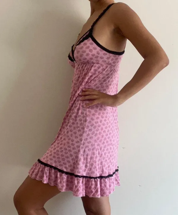 Kensie Pink Y2K Slip Dress - Image 4