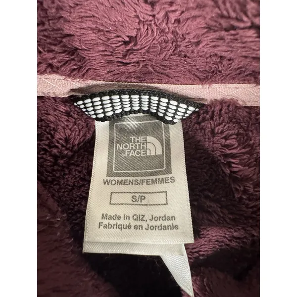 The North Face Women's Small Sherpa Fleece Pullover Sweater Purple 1/4 Zip‎ Soft - Image 3