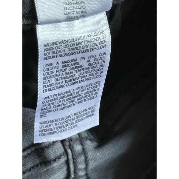 MOTHER The Hustler Ankle Fray Jeans Size 25 Lighting Up Lanterns Gray High Rise - Image 9
