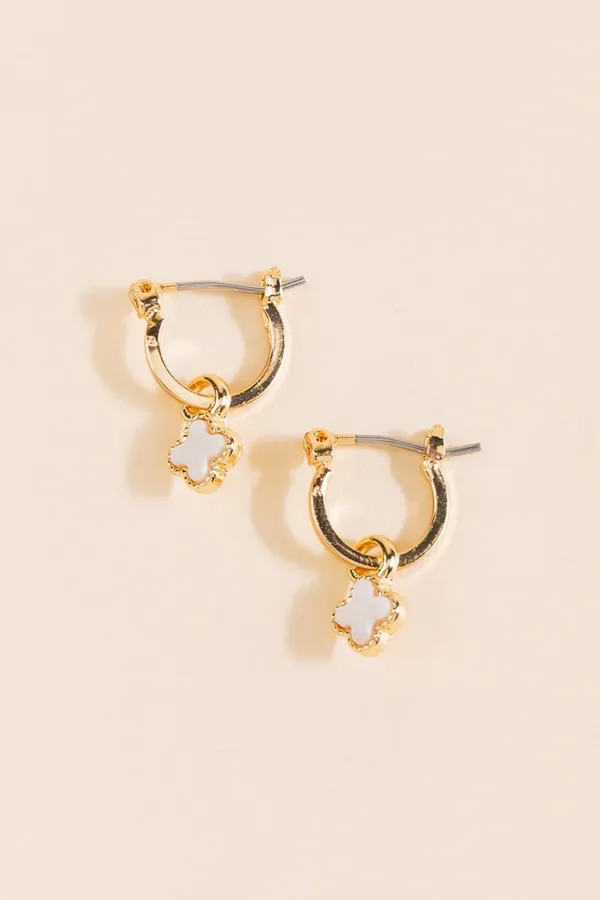Francesca’s Dainty Gold Hoop Earrings - Image 3