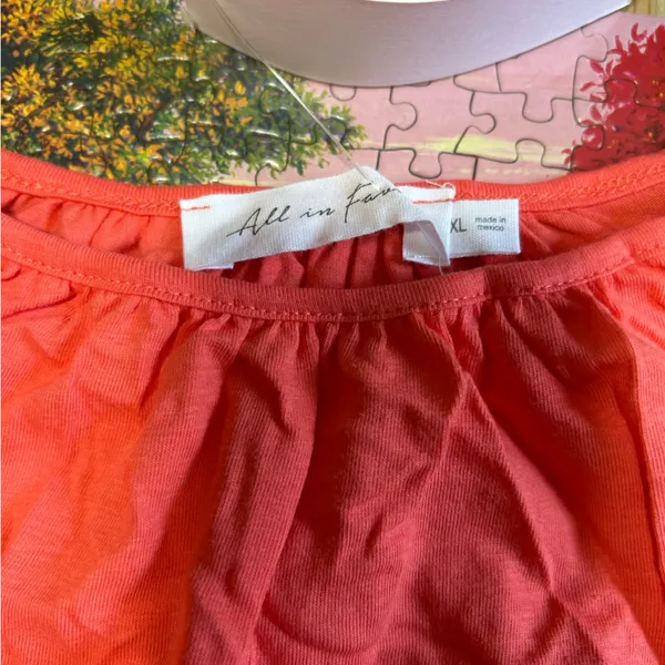 All in Favor Coral Sleeveless Summer Dress - Image 7