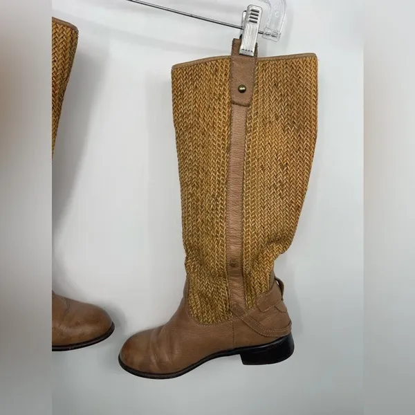 Light brown riding women's boots with buckle size 6‎ - Image 6